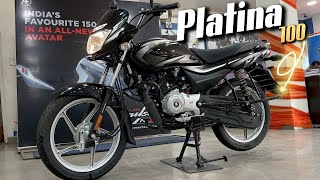 New Platina 100 comfortec🔥  Bajaj Platina 100cc  Harsh verma [upl. by Yonah]