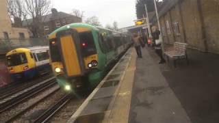 London Trains at Sydenham Overground Southern and 1 Thameslink  2118 [upl. by Hardan]