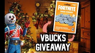 Christmas Vbucks Giveaway [upl. by Adnawahs]