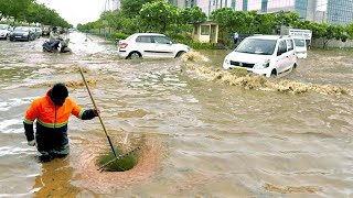 Flooded Streets Be Gone Unclogging the Storm Drain Solution [upl. by Zandra]