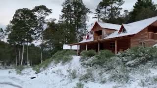 SANTA GERTRUDIS BADIRAGUATO SE CUBRE DE NIEVE [upl. by Emmalee]