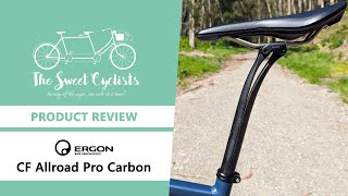 Ergon CF Allroad Pro Carbon Suspension Seatpost Review  feat Leaf Spring Design  FlipHead [upl. by Sup]