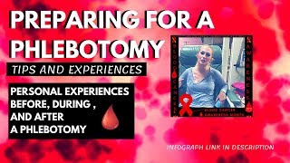 Preparing For phlebotomy Tips amp Experiences MPNs Polycythemia Vera  infograph link in description [upl. by Modnar514]