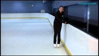 Patinaje sobre hielo 9 Giro de frente hacia atrás [upl. by Lednor]