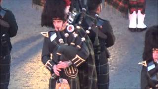 Royal Edinburgh Military Tattoo Massed Pipes and Drums 2015 [upl. by Haonam]