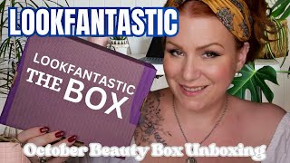 UNBOXING LOOKFANTASTIC OCTOBER 2023 BEAUTY BOX  IS THIS MONTHS BOX A GOOD ONE [upl. by Nnylarat757]