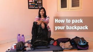 How To Pack Your Backpack  Indiahikes [upl. by Lammaj]