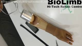 Myo electric hand prosthesis [upl. by Epolulot]