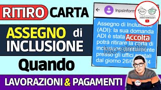 ASSEGNO di INCLUSIONE ⚠️ SMS RITIRO CARTA PAGAMENTI LAVORAZIONI spese VIETATE PRELIEVI BONIFICO AUU [upl. by Alih]