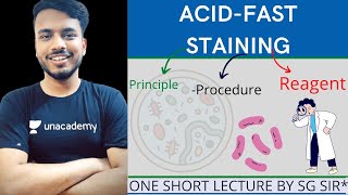 Acid fast staining  principle reagents and procedure  acid fast staining microbiology sgsir [upl. by Ahsitil]