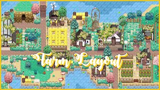 Stardew Valley – Riverland Farm Layout [upl. by Urbanna618]