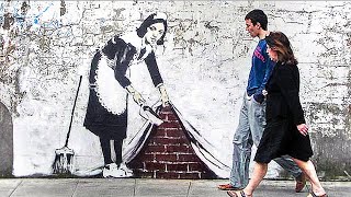 Banksy The Story Behind The Most Famous Street Artist [upl. by Yednarb943]