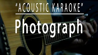 Photograph  Ed Sheeran Acoustic karaoke [upl. by Lockwood]