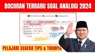 PART 10 PEMBAHASAN 3 SOAL ANALOGI KALIMAT TERBARU TIU CPNS 2024 tiucpns cpns2024 [upl. by Kaela]