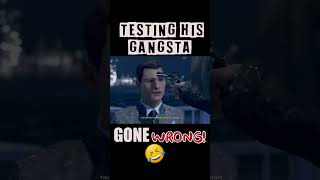 TESTED A VIDEO GAME CHARACTERS GANGSTA IS HE BLUFFING 🧐 shorts gaming funny [upl. by Yauqaj]