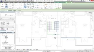 Revit Tutorial  Working with stairs [upl. by Debee971]