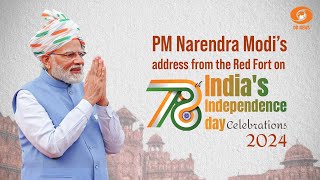 PM Narendra Modi’s address from the Red Fort on The Independence Day 2024 [upl. by Loresz]