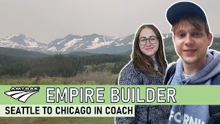 Trip Report Amtrak Empire Builder in COACH Again [upl. by Odell]