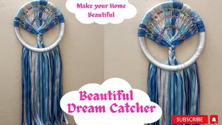 Diy Dream Catcher  Easy Dream Catcher webbing tutorial  Diy Dream Catcher step by step tutorial [upl. by Elletnahc]