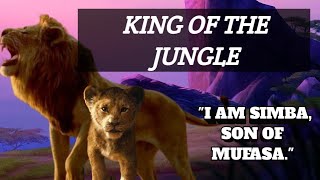 Lion king  King of the jungle  Iam simba son of mufasa 🦁Im the king [upl. by Caprice]