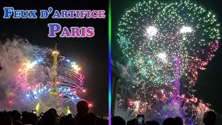 Feux dartifice de Paris  14 juillet 2023 [upl. by Moser424]