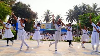 Aerobic dance exercise easy steps workout for students  aerobics for beginners  L V W M Steps [upl. by Adebayo]