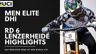 Round 6  Men Elite DHI Lenzerheide Highlights  2021 MercedesBenz UCI MTB World Cup [upl. by Cherice436]