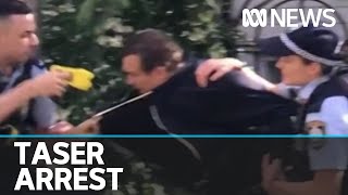 Indigenous man tasered by police several times in Sydney  ABC News [upl. by Aem758]