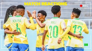 Historic 130 Win For Sundowns Ladies 😮  Match Reactions 👆 [upl. by Nais]