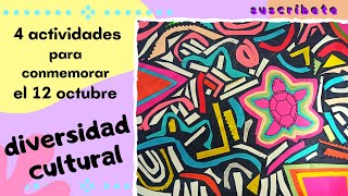 4 ACTIVIDADES para trabajar la DIVERSIDAD CULTURAL con niños  12 DE OCTUBRE PARA NIÑOS 🤸‍♀️ [upl. by Anaicul]