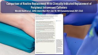 Vergleich des regelmäßigen Wechsels mit dem klinisch indizierten Wechsel peripherer Venenzugänge [upl. by Janeczka]