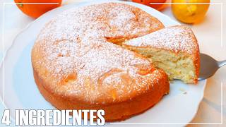 La TARTA de NARANJA Italiana Más Fácil y Deliciosa 4 Ingredientes y ESPONJOSA [upl. by Atteyram]