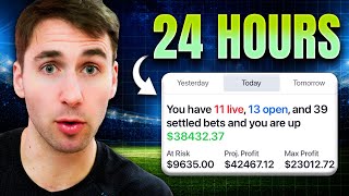 38000 PROFIT in 24 HOURS Sports Betting Strategy StepbyStep Tutorial [upl. by Helli]