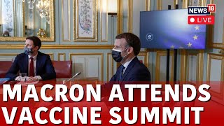 Emmanuel Macron French Speech  Paris Vaccine Summit 2024 Live  Macron Speech On Vaccine  N18G [upl. by Garnes]