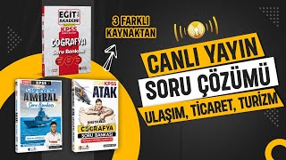 ULAŞİM TİCARET TURİZM CANLI YAYIN SORU ÇÖZÜMÜ [upl. by Tadd]