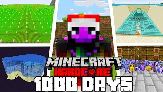 I Survived 1000 Days in Minecraft Hardcore FULL MOVIE [upl. by Motteo]