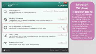 How to use Tools in Kaspersky AntiVirus 2014 [upl. by Alset]