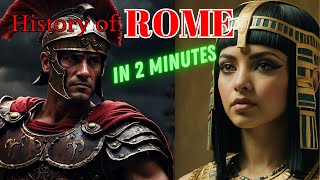 The REAL History of Rome in Two Minutes [upl. by Link]