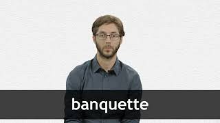 How to pronounce BANQUETTE in French [upl. by Moriyama]