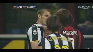 Maldini Attempts to Kill Chiellini [upl. by Amoihc]