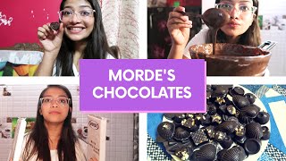 MORDE DARK AND MILK COMPOUND CHOCOLATE  Recipes with white amp dark choclate Anjalikumarrr [upl. by Ebner833]