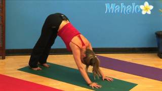 How to do a downward facing dog yoga position [upl. by Anihsit]