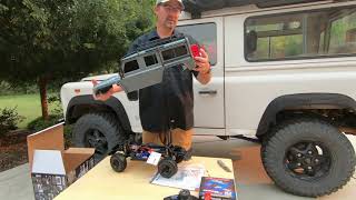 TRAXXAS TRX4 Defender 110 Unboxing [upl. by Aynnek84]