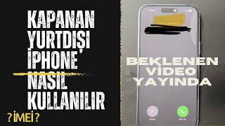 Kapanan Yurtdışı İphone Kayıtsız Nasıl Kullanılır imei icloudkayıtaramaya kapalıarama başarısız [upl. by Erdnaek]