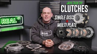 The Difference Between Single Disc Clutches vs Multi Plate Clutches  Jays Tech Tip [upl. by Tavish]