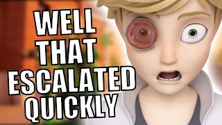 Risk Shadow Moths Final Attack  Part 1⎮Miraculous Ladybug Season 4 Finale Review [upl. by Gnap]