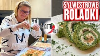 Szybkie przekąski na Sylwestra 🎉 Roladki w dwóch odsłonach 😃GOTUJEMY [upl. by Nereids]