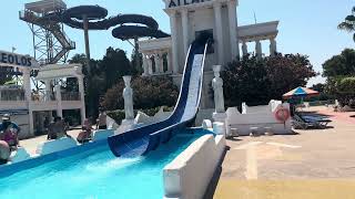 Drop to Alantis water ride at Waterworld Ayia Napa Cyprus [upl. by Ladnar261]