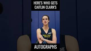 Caitlin Clarks Secret To Choosing Who Gets Autographs caitlinclark shorts [upl. by Nicolle788]