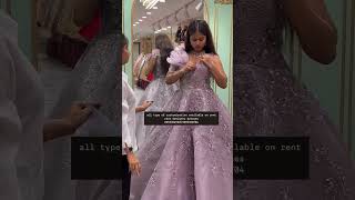 Gown on rent 😍 ✨️ ytshorts wedding weedinglehenga bridalfashion shorts shaadi rent new [upl. by Annaiv]